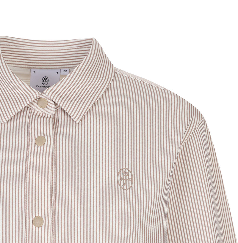 Castelbajac Women's Striped Artwork Shirt - 2 Colors