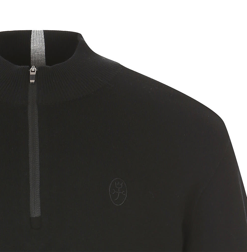 Castelbajac Men's Line Color Block Half-Zip Knit - 2 Color