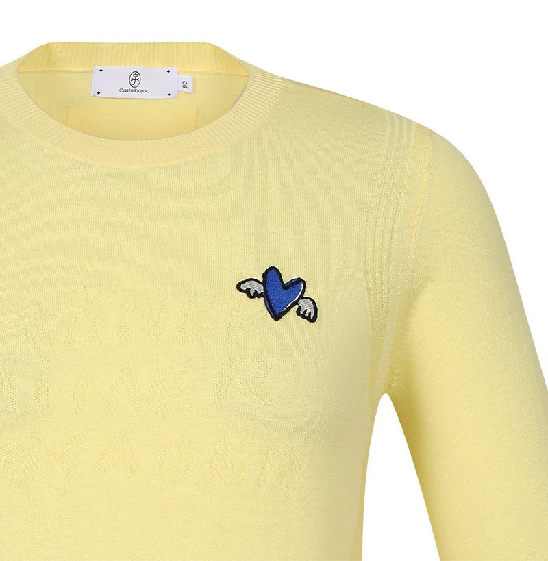 Castelbajac Women's Texture Mix Graphic Knit - 3 Colors