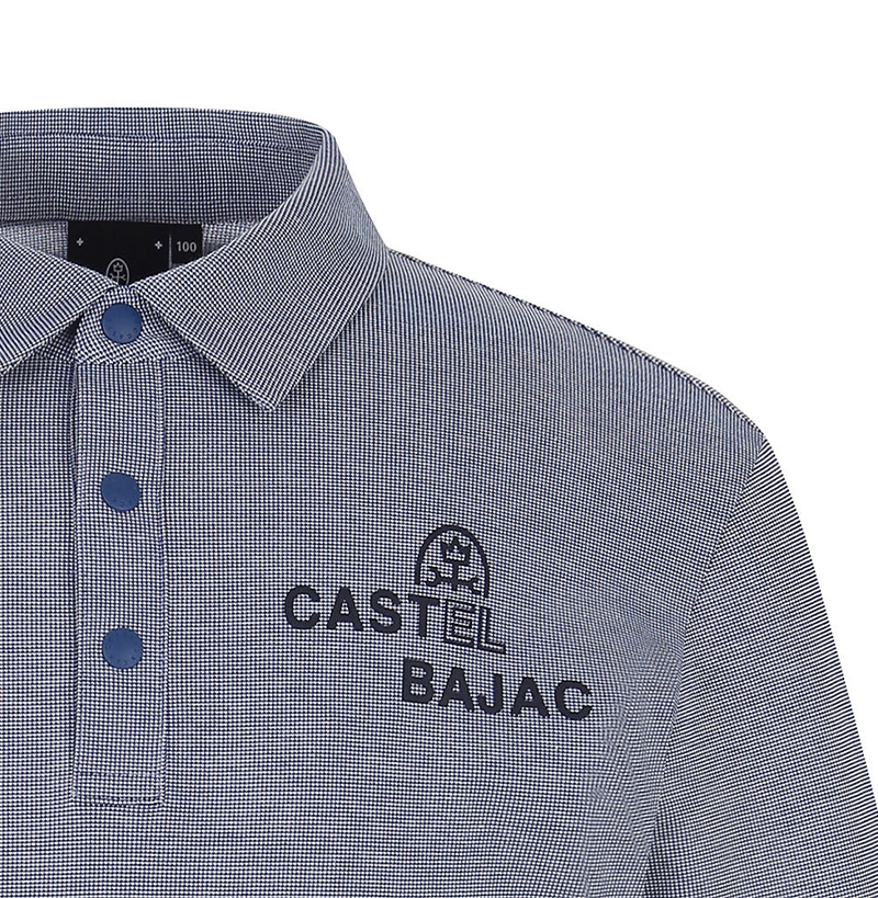 Castelbajac Men's Two-Tone Knit Collared T-Shirt - 2 Colors
