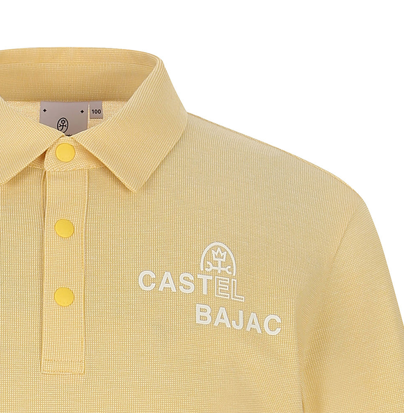 Castelbajac Men's Two-Tone Knit Collared T-Shirt - 2 Colors