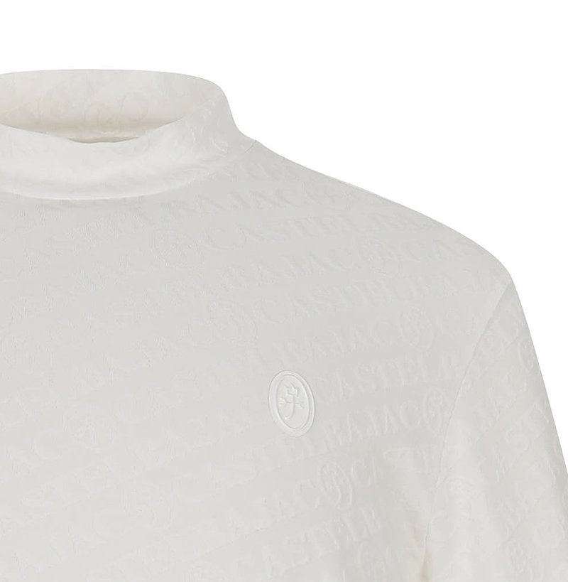 Castelbajac Men's Jacquard High-Neck T-Shirt - 2 Colors