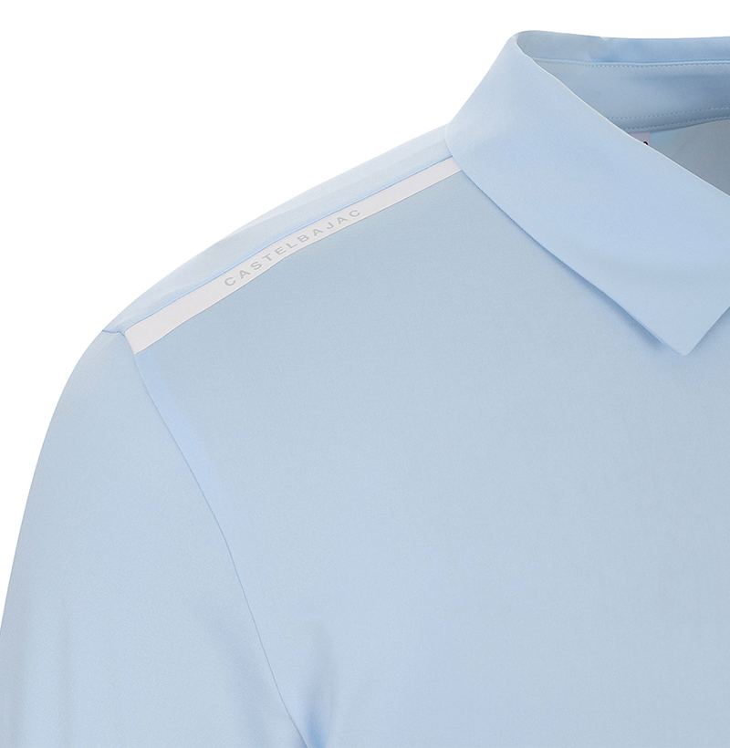 Castelbajac Men's Shoulder Logo Collar T-Shirt - L/Blue