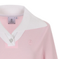 Castelbajac Women's Textured Color Block Big Collar T-shirt - Light Pink