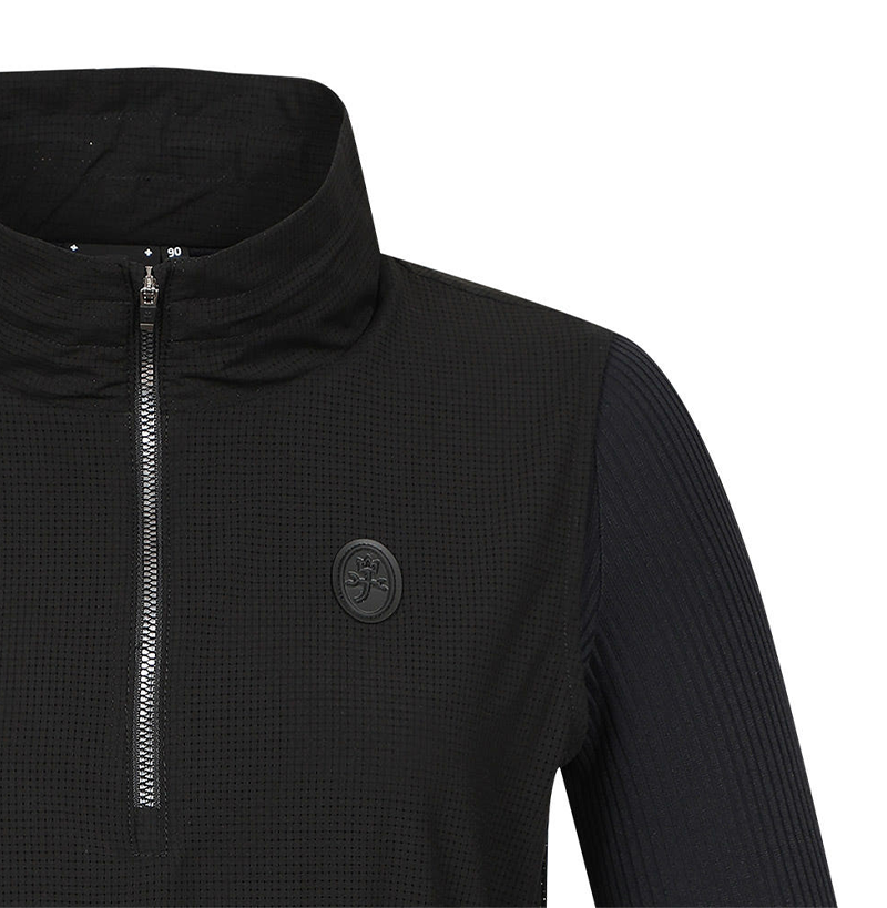 Castelbajac Women's Best Layered Half-Zip T-Shirt - 2 Colors