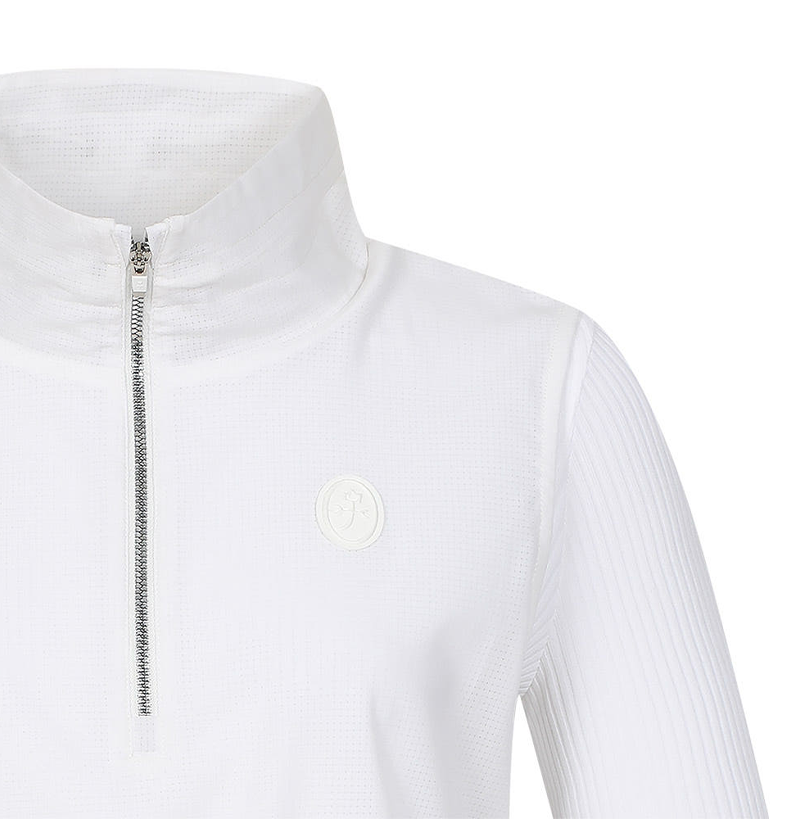 Castelbajac Women's Best Layered Half-Zip T-Shirt - 2 Colors