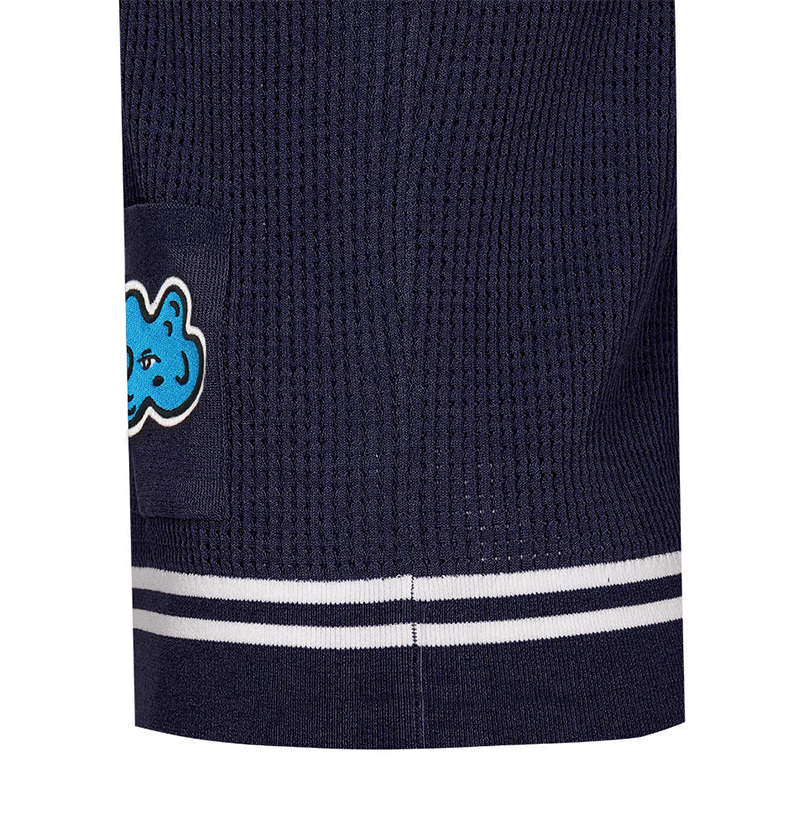 Castelbajac Women's Open Vest with Curly Knit - 2 Colors