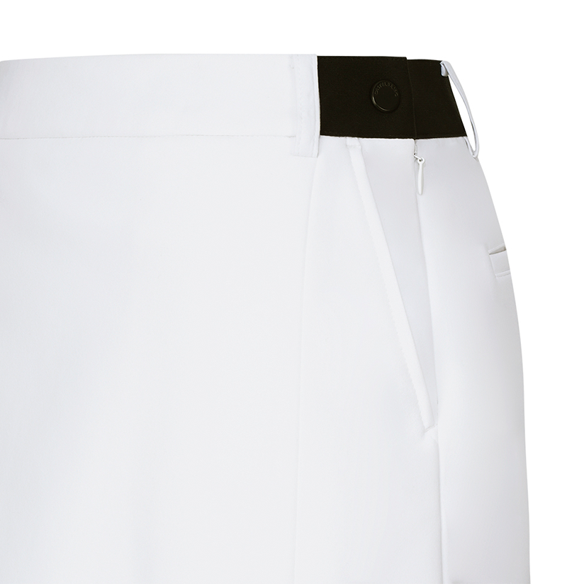 Castelbajac Women's Fleece Semi H-Line Culottes - White