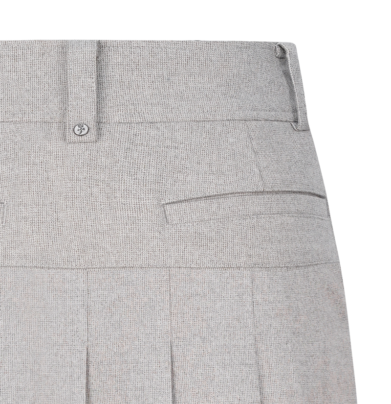 Castelbajac Women's Two-Tone Pleated Culottes - Beige