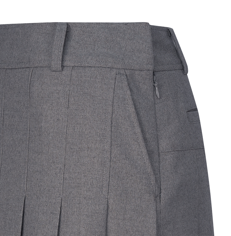 Castelbajac Women's Two-Tone Pleated Culottes - Grey