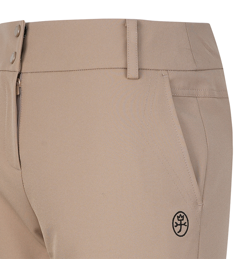 Castelbajac Women's Pocket Stitch Bootcut Pants - Beige