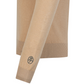 Castelbajac Women's Basic Embroidered Point Mock Neck Knit - Beige