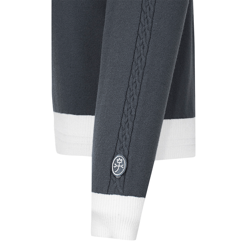 Castelbajac Women's Artwork Jacquard Point Polar Knit - M/Grey