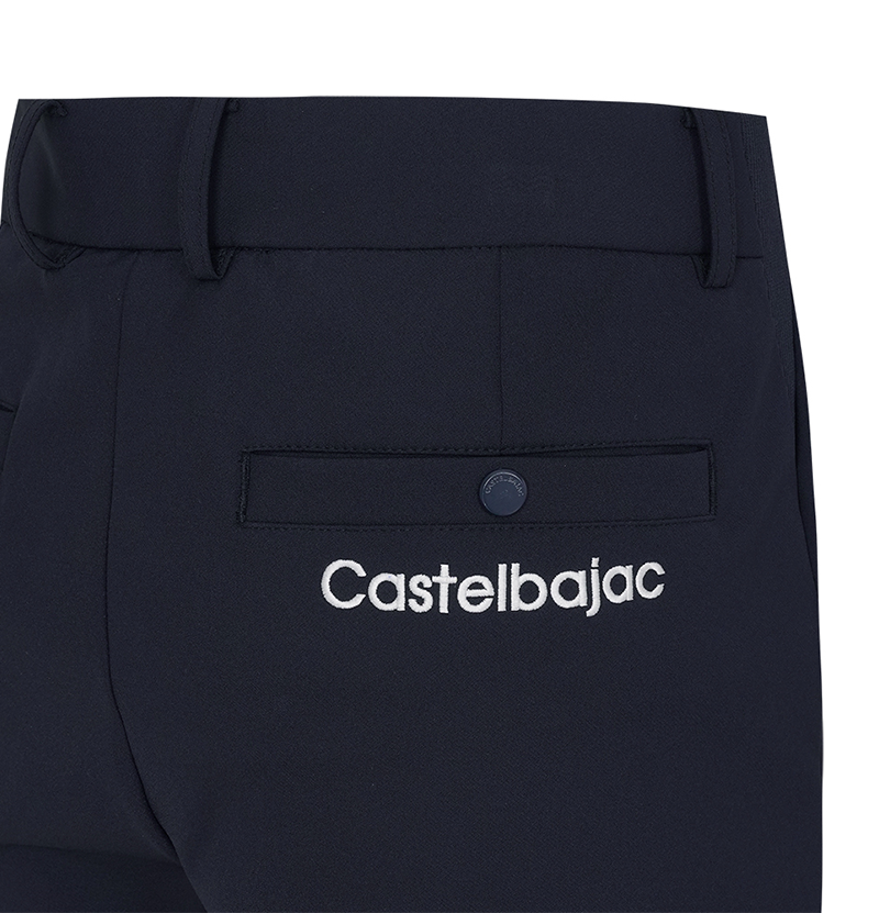 Castelbajac Men's Basic Slim Fit Pants - Navy
