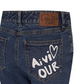 Castelbajac Women's Bootcut Fleece Denim - Navy
