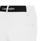 Castelbajac Women's Nylon Spandex Logo Band Slim Pants - White