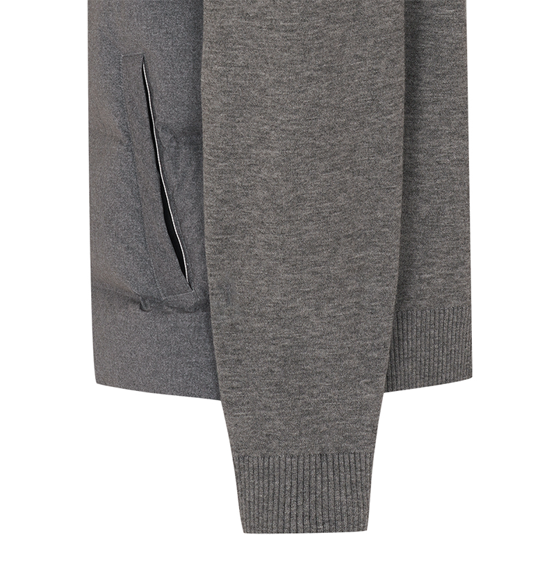 Castelbajac Men's Hybrid Goose Cardigan - Grey