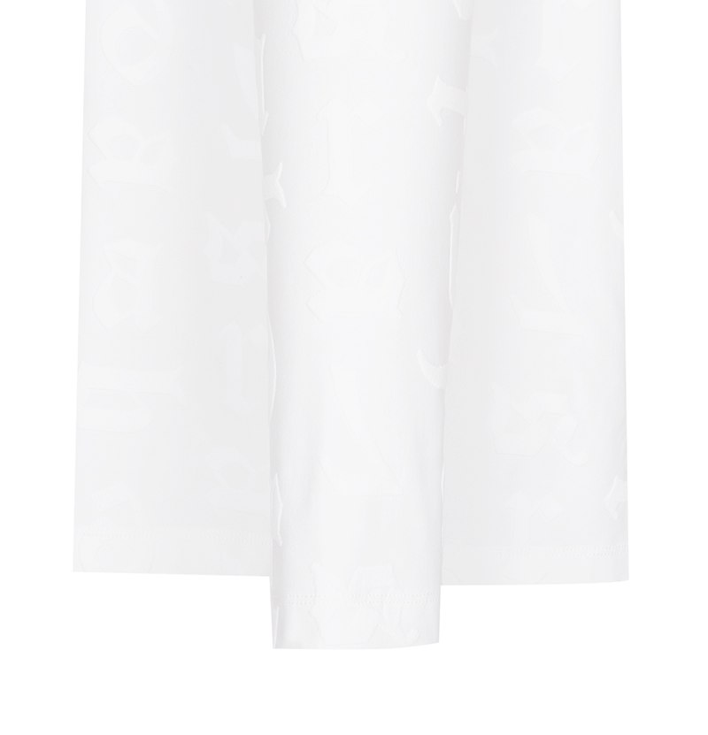 Castelbajac Men's Jacquard Long-Sleeve Eri T-Shirt - White