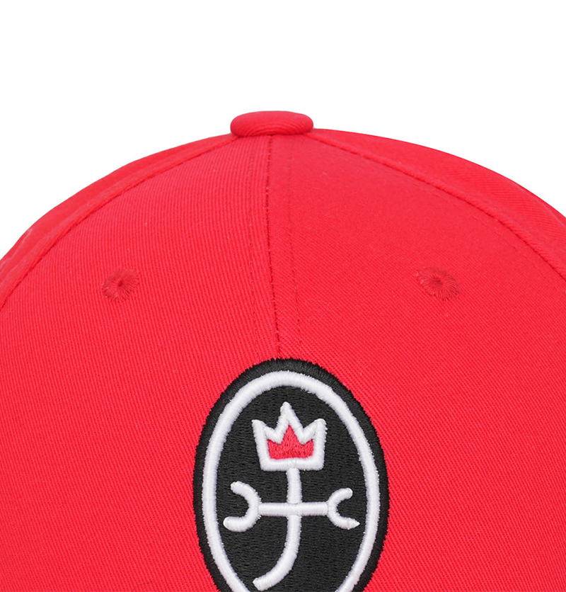 Castelbajac Men's Egg Blazon Point Ball Cap - Red