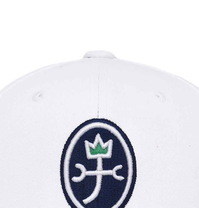 Castelbajac Men's Egg Blazon Point Ball Cap - White
