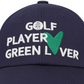 Castelbajac Men's Slogan Embroidery Point Ball Cap - Navy