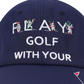 Castelbajac Men's Color Block Point Character Embroidery Ball Cap - Navy