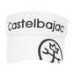 Castelbajac Men's Logo Print Sun Cap - White