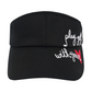 Castelbajac Women's Slogan Ribbon Sun Cap - Black