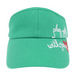 Castelbajac Women's Slogan Ribbon Sun Cap - Green