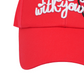 Castelbajac Women's Embroidered Point Ball Cap - Red