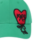 Castelbajac Women's Artwork Embroidery Point Ball Cap - Green