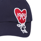 Castelbajac Women's Artwork Embroidery Point Ball Cap - Navy