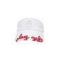 Castelbajac Women's Embroidered Ribbon Sun Cap - White