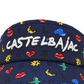 Castelbajac Women's Pixel Pattern Basic Sun Cap - Navy