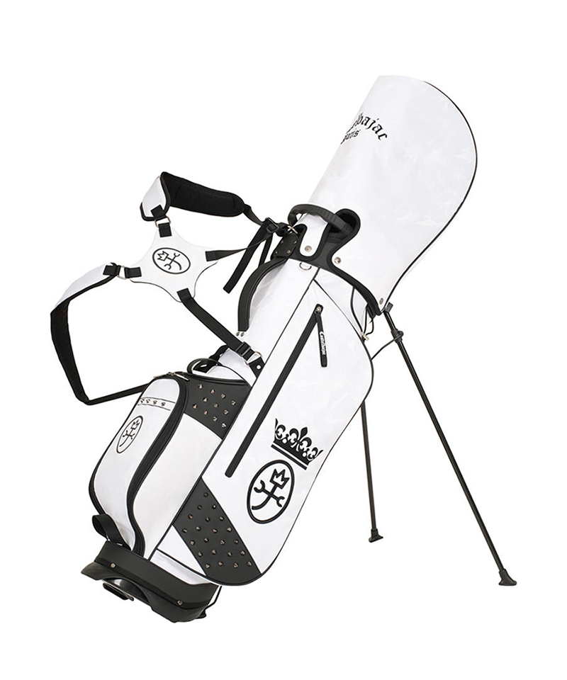Castelbajac Men's Camouflage Caddy Bag - White