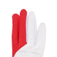 Castelbajac Women's Synthetic Leather Character Two-Handed Gloves - Red