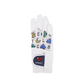 Castelbajac Women's Printed Mesh Gloves - White