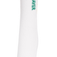 Castelbajac Men's Season Slogan Point Long Socks - White