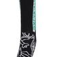 Castelbajac Men's Season Pattern Point Long Socks - Black