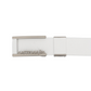 Castelbajac Men's Embossed Buckle Belt - White