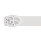 Castelbajac Women's Reversible Belt - White