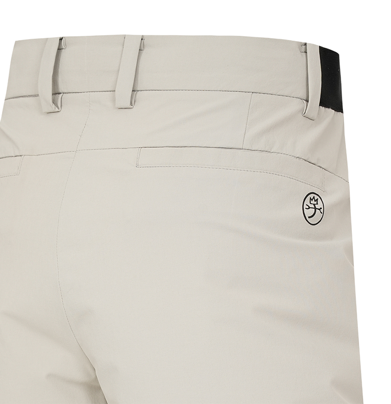 Castelbajac Men's Double-Sided Wool Band 5-Cuff Shorts - 2 Colors