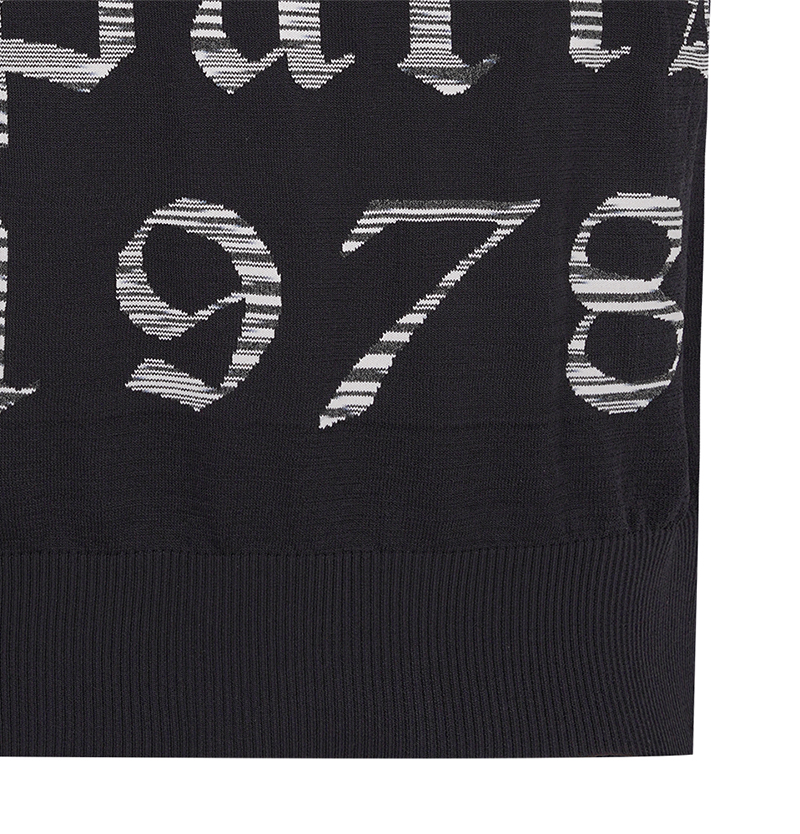 Castelbajac Men's Front Logo Knit Vest - Black