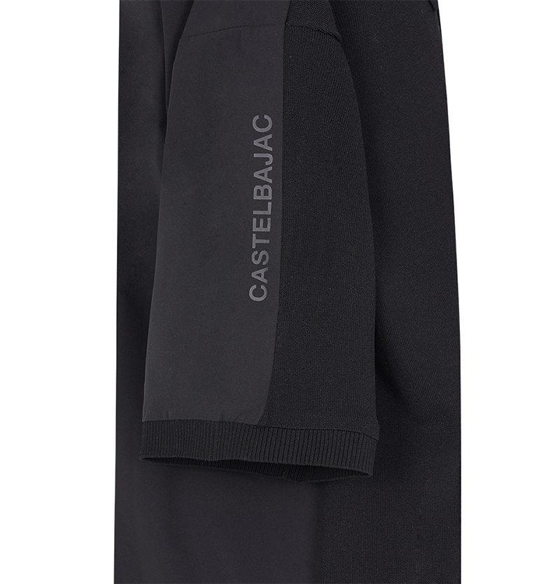Castelbajac Men's Woven Hybrid Polo Pullover Knit - 2 Colors
