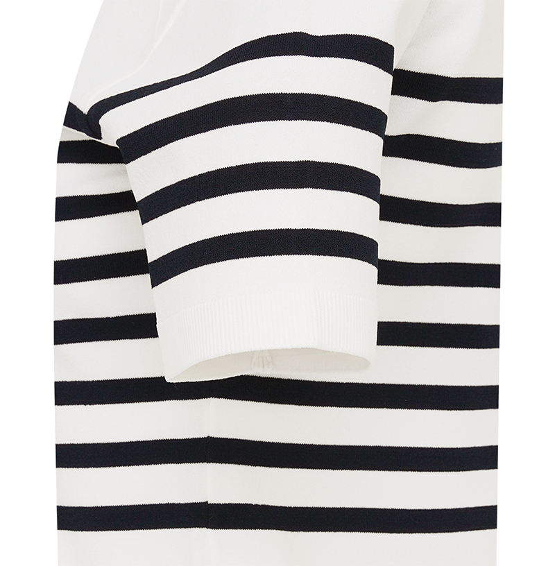 Castelbajac Women's Striped Short-Sleeve Sweater - 2 Colors