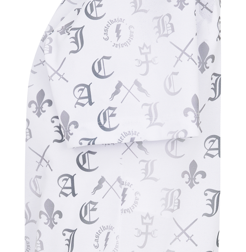 Castelbajac Women's Capsule Line Full-Print Short-Sleeve Collared Shirt - 2 Colors