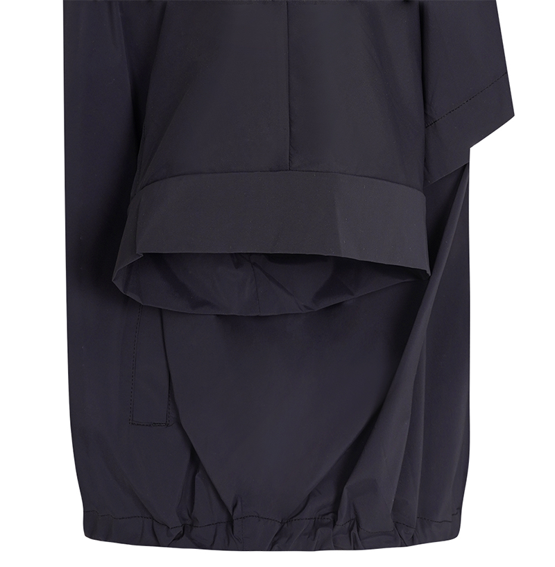 Castelbajac Women's Shoulder Letter Hooded Poncho - 2 Colors
