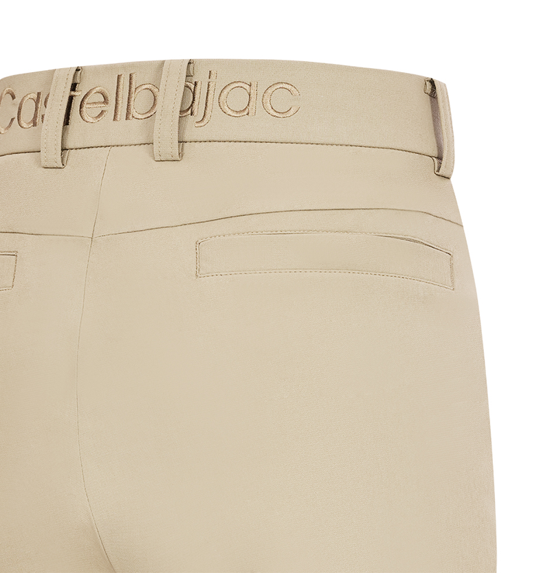 Castelbajac Men's Waist Embroidered Spandex Pants - 3 Colors