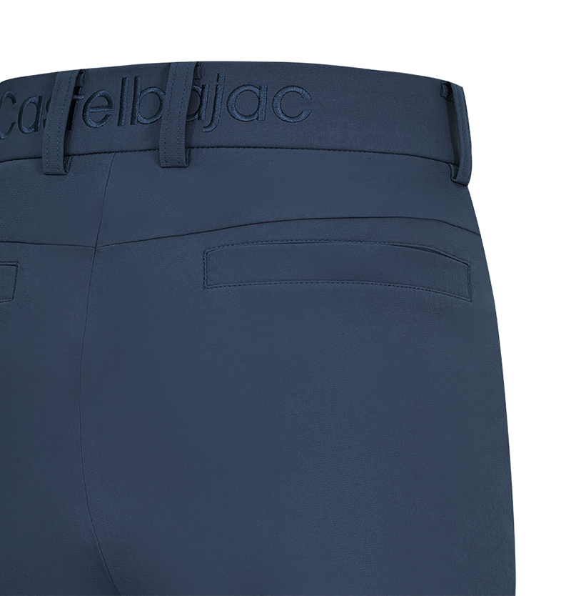 Castelbajac Men's Waist Embroidered Spandex Pants - 3 Colors