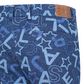 Castelbajac Men's Star Print Denim Pants - Navy